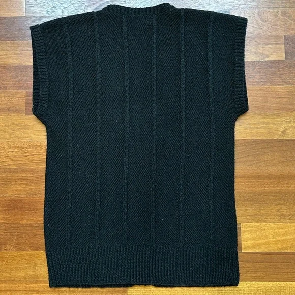 Vintage Norma Kamali Wool Sweater Vest - Picture 3 of 7